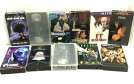 Horror Scary Thriller Movies Lot Of 11 Vhs Tapes Variety Of Evil Scary Movies - £34.53 GBP