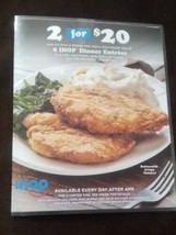 IHOP Restaurant 2 for $ 20 Original mini MENU Double Sided Laminated Pancoins - £7.43 GBP