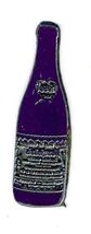 M M Lagrave 1950 Beaujolais Metal Advertising Plate Bottle Shaped - $13.86