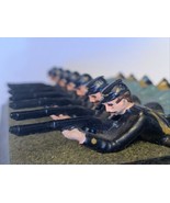 Vintage Metal Civil War Union Army Toy Soldiers Prone Position Shooting - $79.19