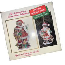 The International Santa Claus Collection Aa Black Santa Special Double Pack - £19.64 GBP