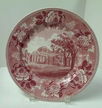 Wedgwood Plate Monticello Rose Transfer England - £21.53 GBP
