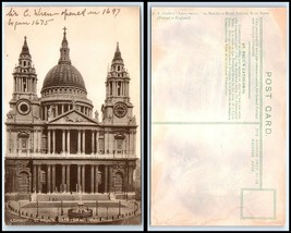 UK Postcard - London, St. Paul&#39;s Cathedral, West front FZ12 - £2.22 GBP