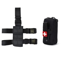  Drop Leg Platform Molle EDC Pouch Medical EMT Emergency First Aid Kit Bag IFAK  - £94.90 GBP