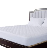 Mattress Pad Cover Hypoallergenic Quilted TPU Laminated on Top Deep Pock... - $44.99