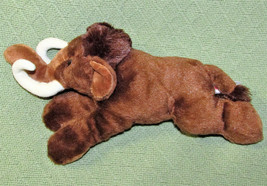 AURORA WOOLY MAMMOTH STUFFED ANIMAL 12&quot; PLUSH FLOPSIE CURVED TUSKS SOFT ... - $9.00