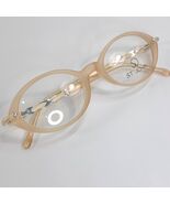 St. John Eyeglasses Frame champagne pink twisted silver logo S-011 CHM 4... - $2,606.96 MXN