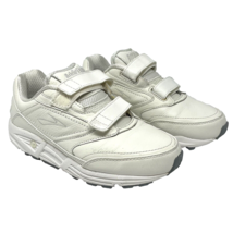 Brooks Women&#39;s Addiction Walker Linear Platform White Sneaker 6.5 Wide (2E) - $33.24
