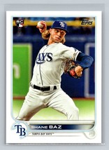 Shane Baz #421 2022 Topps Tampa Bay Rays RC - £1.59 GBP