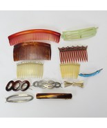 Barrettes Hair Clips Vintage Ornate Women&#39;s Estate Sale Find Lot of 12 - $19.59