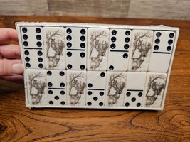 Cabela&#39;s Deer Themed Dominoes - Professional Size w/ Official Rules - Se... - £15.17 GBP