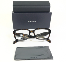 PRADA Eyeglasses Frames VPR 14Z 2AU-1O1 Tortoise Square Full Rim 52-18-145 - £124.86 GBP