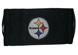 steelers sports face mask embroidered washable cubre bocas adult one size - $12.95