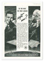 Print Ad Ma Bell System Long Distance Telephone Vintage 1937 Advertisement - £9.67 GBP