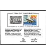 USPS P35 Souvenir Card, FIRST Nat&#39;l Stamp Collecting, Columbia Space Shu... - €3,78 EUR