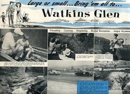 Watkins Glen New York Brochure 1950&#39;s Photos - £19.76 GBP