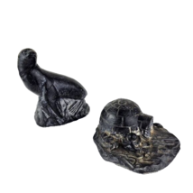 The Wolf Sculptures Igloo Seal Soapstone Canada - £24.74 GBP