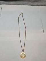 Vintage Gold Tone Necklace/Chain, Christian Jesus &quot;It&#39;s Possible&quot; Pendan... - £7.46 GBP