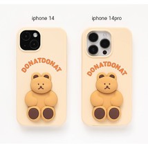 Romane Donatdonat Korean Bear Character iPhone 14 & iPhone 14 Pro Silicon Case  image 2