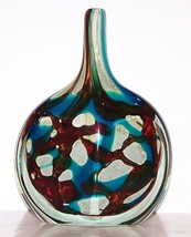 Fabulous Signed 1979 Mdina Michael Harris Art Glass Fish Axe Head 9 1/4&quot; Vase - $289.57