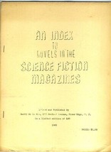 An Index to Novels in the Science Fiction Magazines 1962 Gerry de la Roe - £116.69 GBP