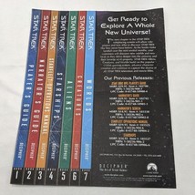 Star Trek Decipher Book Series Sell Sheet Flyer - $224.88 MXN