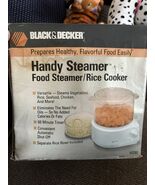 Black &amp; Decker HS80 Handy Steamer Food Steamer/Rice Cooker NEW - $49.99