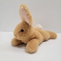 Aurora Schooshie Tan Brown Bunny Plush 8&quot; Stuffed Animal Beanbag Floppy SOFT! - £42.80 GBP