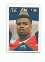 Ezekiel Elliott (Dallas Cowboys) 2016 Sage Hit Five Star PRE-ROOKIE Card #125 - £3.92 GBP