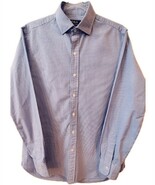 Polo Ralph Lauren Button Down Shirt Mens Blue White Gingham Check Sz 15 ... - €16,67 EUR