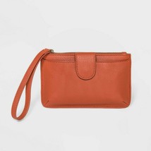 Zip Closure Wristlet Wallet ID Handbag - Universal Thread, Red - £8.19 GBP