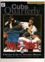 1998 NLDS Game program Cubs Braves Division Wrigley - $81.26