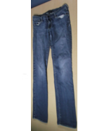 ABERCROMBIE NEW YORK STRETCH MADDY LOW WAIST BLUE WASH JEANS DENIM PANTS... - €15,35 EUR