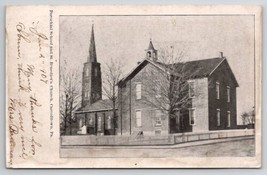 Cartolltown PA Parochial School And St Benedicts Church 1907 Postcard B49 - $19.95