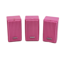 Vintage 1987 Mattel Arco Barbie 3 Pink Stereo Speakers Action Accents # 7936 - £15.18 GBP