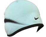 Nikefit Nike Hommes Bonnet Bébé Bleu Clair Noir Polaire Doublé Taille Un... - £11.18 GBP