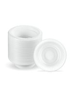 PLASTICPRO 400 PCS White Plastic Round 9 Inch Plastic Plates Premium Qua... - £31.48 GBP+