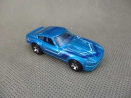 Hot Wheels Blue Datsun 240Z 2019 Mattel toys with dark blue gray pinstripes - $7.50