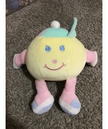 Pastel Color Baby Ball Plush Baby Rattle Lovey Baseball Cap Girl Or Boy ... - $18.99