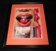 2015 Covergirl Colorlicious Succulent Cherry Framed ORIGINAL Advertisement - $34.64