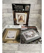 Counted Cross Stitch Lot Of 3 Including Portraits In Praise - $19.79