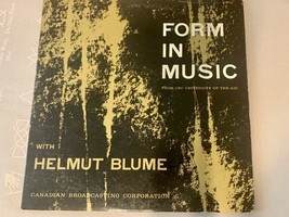 Vintage Rare Form in Music Helmut Blume Double Record Album Vinyl LP Ver... - £10.94 GBP