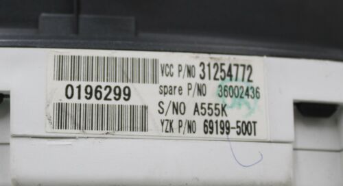 08 09 10 VOLVO 30 40 50 EXC SPORT 87K INSTRUMENT CLUSTER GAUGE SPEEDOMETER OEM Item image 7