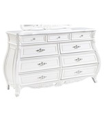 Modern 9-Drawer Dresser, Pearl White - Opulence - $33,166.64 MXN