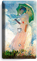Claude Monet Woman With A Parasol Painting Phone Telephone Plate Cover Art Decor - £8.91 GBP