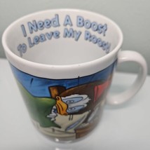 The Disney Store Donald Duck Oversized Lg Ceramic Coffee Cup Mug I Need A Boost - £13.92 GBP