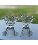 Vintage Cambridge Glass Caprice Pattern Creamer &amp; Sugar Miniature - $330.99 MXN