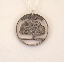 Connecticut - Cut-Out Coin Jewelry/Pendant - £16.86 GBP