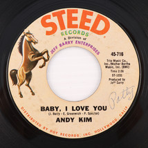 Andy Kim – Baby, I Love You  / Gee Girl - 1969- 45 rpm 7&quot; Single 45-716 - £10.00 GBP