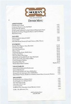 Morton&#39;s of Chicago The Steakhouse Dinner Menu North State Street  - £13.95 GBP